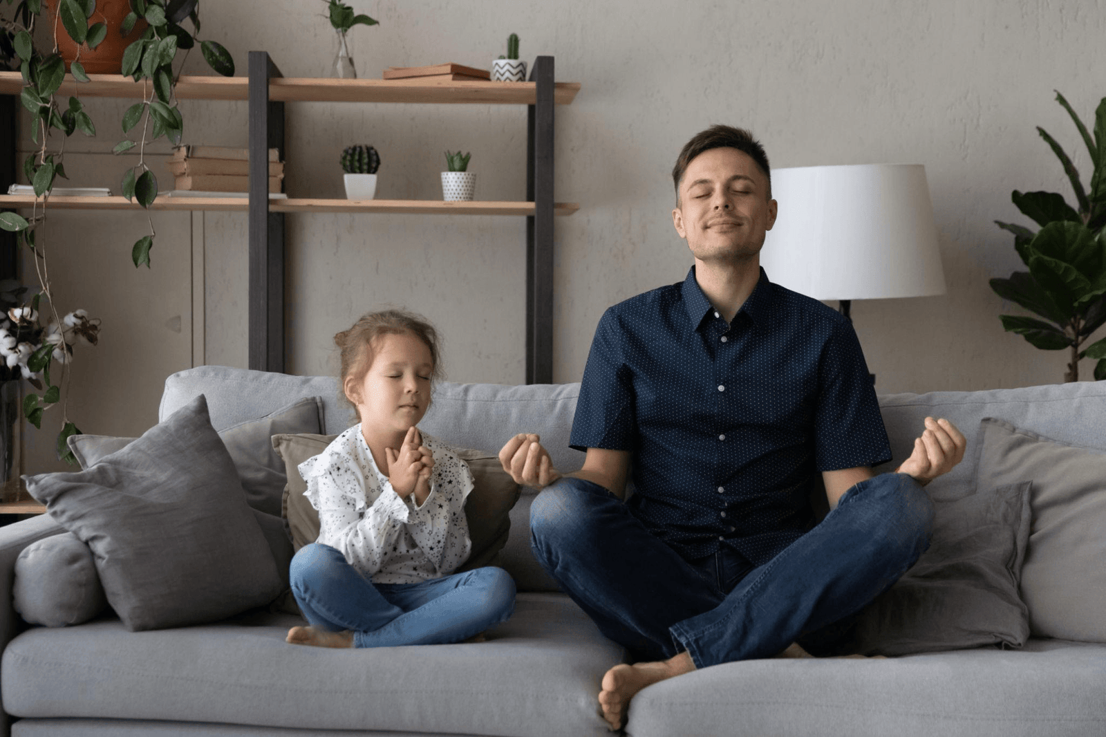 A family sharing a joyful moment together